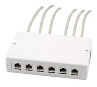 INTELLINET IWP-BOX SC-6 Blanc Boîte de Distribution AP 6/12 Port Surface Mounted Box pour modules, Blanc