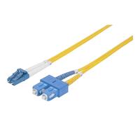 Intellinet LWL Anschlusskabel Intellinet LC/SC 2m Singlemode OS2 gelb