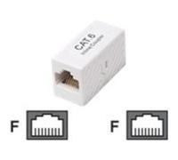 Intellinet Modular In-Line Coupler - Coupleur réseau - RJ-45 (F) pour RJ-45 (F) - blanc