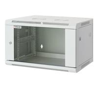 Intellinet Network Cabinet, Wall Mount (Standard), 20U, Usable Depth 500mm/Width 540mm, Grey, Assembled, Max 60kg, Metal & Glass Door, Back Panel, Removeable Sides,Suitable also for use on desk...