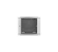 Intellinet Network Cabinet, Wall Mount (Standard), 9U, Usable Depth 350mm/Width 540mm, Grey, Assembled, Max 60kg, Metal & Glass Door, Back Panel,