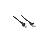 Intellinet Network Patch Cable, Cat5e, 1.5m, Black, CCA, U/UTP, PVC, RJ45, Gold Plated Contacts, Snagless, Booted, Lifetime Warranty, Polybag -