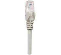 Intellinet Network Patch Cable, Cat5e, 15m, Grey, CCA, U/UTP, PVC, RJ45, Gold Plated Contacts, Snagless, Booted, Lifetime Warranty, Polybag - Cordon de raccordement - RJ-45 (M) pour RJ-45 (M) - 15 m -