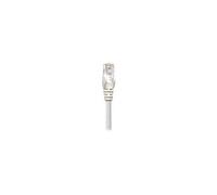 Intellinet Network Patch Cable, Cat5e, 1m, White, CCA, U/UTP, PVC, RJ45, Gold Plated Contacts, Snagless, Booted, Polybag - Cordon de raccordement -