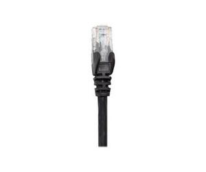 Intellinet Network Patch Cable, Cat5e, 20m, Black, CCA, U/UTP, PVC, RJ45, Gold Plated Contacts, Snagless, Booted, Lifetime Warranty, Polybag - Cordon