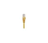 Intellinet Network Patch Cable, Cat5e, 3m, Yellow, CCA, U/UTP, PVC, RJ45, Gold Plated Contacts, Snagless, Booted, Lifetime Warranty, Polybag - Cordon
