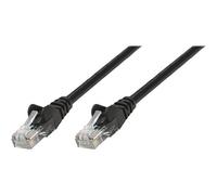 Intellinet Network Patch Cable, Cat5e, 5m, Black, CCA, U/UTP, PVC, RJ45, Gold Plated Contacts, Snagless, Booted, Lifetime Warranty, Polybag - Cordon de raccordement - RJ-45 (M) pour RJ-45 (M) - 5...