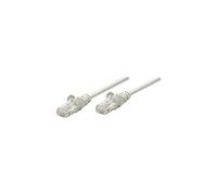 Intellinet Network Patch Cable, Cat5e, 5m, Grey, CCA, U/UTP, PVC, RJ45, Gold Plated Contacts, Snagless, Booted, Lifetime Warranty, Polybag - Cordon
