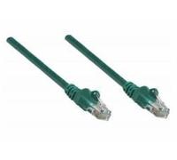 Intellinet Network Patch Cable, Cat6, 0.25m, Green, Copper, S/FTP, LSOH / LSZH, PVC, RJ45, Gold Plated Contacts, Snagless, Booted, Lifetime Warranty, Polybag - Câble réseau - RJ-45 (M) pour RJ-45 (M)