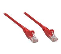 Intellinet 739801 Câble Réseau, RJ45 Connecteur Mâle, Cat 6 SFTP 100% Cuivre, Rouge, 0,25 m