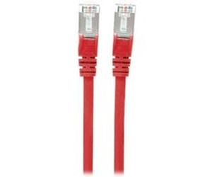 Intellinet Network Patch Cable, Cat6, 0.5m, Red, Copper, S/FTP, LSOH / LSZH, PVC, RJ45, Gold Plated Contacts, Snagless, Booted, Lifetime Warranty, Polybag - Cordon de raccordement - RJ-45 (M) pour RJ-