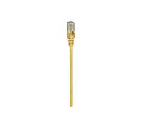 Intellinet Network Patch Cable, Cat6, 0.5m, Yellow, CCA, U/UTP, PVC, RJ45, Gold Plated Contacts, Snagless, Booted, Lifetime Warranty, Polybag - Cordon de raccordement - RJ-45 (M) pour RJ-45 (M) - 45 c