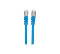 Intellinet Network Patch Cable, Cat6, 10m, Blue, Copper, S/FTP, LSOH / LSZH, PVC, RJ45, Gold Plated Contacts, Snagless, Booted, Lifetime Warranty,