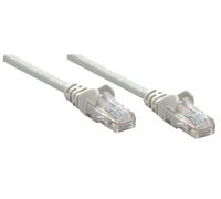 Intellinet Network Patch Cable, Cat6, 10m, Grey, CCA, U/UTP, PVC, RJ45, Contacts plaqués or, Snagless, Booted, Lifetime Warranty, Polybag - Patch-Kabel - RJ-45 (M)