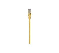 Intellinet Network Patch Cable, Cat6, 10m, Yellow, CCA, U/UTP, PVC, RJ45, Gold Plated Contacts, Snagless, Booted, Lifetime Warranty, Polybag - Cordon