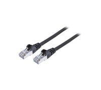 Intellinet Network Patch Cable, Cat6, 15m, Black, Copper, S/FTP, LSOH / LSZH, PVC, RJ45, Gold Plated Contacts, Snagless, Booted, Lifetime Warranty, Polybag - Cordon de raccordement - RJ-45 (M) pour RJ