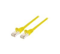 Intellinet Network Patch Cable, Cat6, 15m, Yellow, Copper, S/FTP, LSOH / LSZH, PVC, RJ45, Gold Plated Contacts, Snagless, Booted, Lifetime Warranty, Polybag - Cordon de raccordement - RJ-45 (M) pour R