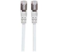 Intellinet Cordon RJ45 Cat6 1 m Blanc S/FTP LSOH/LSZH PVC Contacts plaqués or Garantie à vie