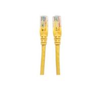 Intellinet Network Patch Cable, Cat6, 20m, Yellow, CCA, U/UTP, PVC, RJ45, Gold Plated Contacts, Snagless, Booted, Lifetime Warranty, Polybag - Cordon