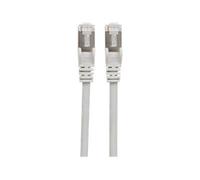 Intellinet Network Patch Cable, Cat6, 2m, Grey, Copper, S/FTP, LSOH / LSZH, PVC, RJ45, Gold Plated Contacts, Snagless, Booted, Lifetime Warranty, Polybag - Cordon de raccordement - RJ-45 (M) pour RJ-4