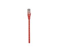 Intellinet Network Patch Cable, Cat6, 2m, Red, CCA, U/UTP, PVC, RJ45, Gold Plated Contacts, Snagless, Booted, Lifetime Warranty, Polybag - Cordon de