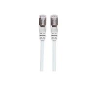 Intellinet Câble de raccordement réseau Cat6, 2 m, Blanc, cuivre, S/FTP, LSOH/LSZH, PVC, RJ45, Contacts plaqués Or, sans accroc, gainé, Sac en Plastique