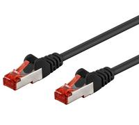 Intellinet Network Patch Cable, Cat6, 30m, Black, Copper, S/FTP, LSOH / LSZH, PVC, RJ45, Gold Plated Contacts, Snagless, Booted, Lifetime Warranty, Polybag - Cordon de raccordement - RJ-45 (M) pour RJ