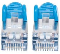 Intellinet Network Patch Cable, Cat6, 30m, Blue, Copper, S/FTP, LSOH / LSZH, PVC, RJ45, Gold Plated Contacts, Snagless, Booted, Lifetime Warranty, Polybag - Cordon de raccordement - RJ-45 (M) pour RJ-