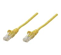 Intellinet Network Patch Cable, Cat6, 30m, Yellow, Copper, S/FTP, LSOH / LSZH, PVC, RJ45, Gold Plated Contacts, Snagless, Booted, Lifetime Warranty, Polybag - Cordon de raccordement - RJ-45 (M)...