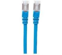Intellinet Network Patch Cable, Cat6, 3m, Blue, Copper, S/FTP, LSOH / LSZH, PVC, RJ45, Gold Plated Contacts, Snagless, Booted, Lifetime Warranty, Polybag - Câble réseau - RJ-45 (M) pour RJ-45 (M) - 3 m - SFTP - CAT 6 - sans halogène - bleu