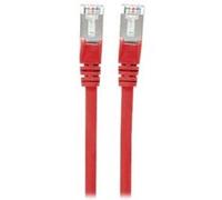 Intellinet Câble réseau RJ45 Cat6 5 m S/FTP LSZH Cuivre contacts dorés Rouge Garantie à vie