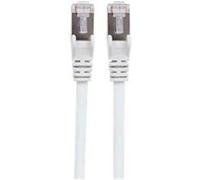 Intellinet Network Patch Cable, Cat6, 5m, White, Copper, S/FTP, LSOH / LSZH, PVC, RJ45, Gold Plated Contacts, Snagless, Booted, Lifetime Warranty, Polybag - Cordon de raccordement - RJ-45 (M) pour RJ-