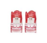 Intellinet Network Patch Cable, Cat6A, 1.5m, Red, Copper, S/FTP, LSOH / LSZH, PVC, RJ45, Gold Plated Contacts, Snagless, Booted, Lifetime Warranty, Polybag - Cordon de raccordement - RJ-45 (M) pour RJ