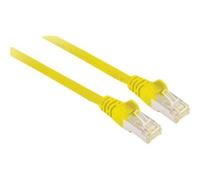 Intellinet Network Patch Cable, Cat6A, 1.5m, Yellow, Copper, S/FTP, LSOH / LSZH, PVC, RJ45, Gold Plated Contacts, Snagless, Booted, Lifetime Warranty, Polybag - Cordon de raccordement (DTE) -...
