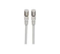 Intellinet Câble réseau Cat6A RJ45 10 m – S/FTP Cuivre, Gris, LSOH/LSZH, Garantie à vie