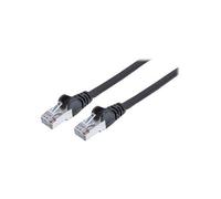 Intellinet Network Patch Cable, Cat6A, 15m, Black, Copper, S/FTP, LSOH / LSZH, PVC, RJ45, Gold Plated Contacts, Snagless, Booted, Lifetime Warranty, Polybag - Cordon de raccordement - RJ-45 (M) pour R