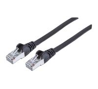 Intellinet Network Patch Cable, Cat6A, 3m, Black, Copper, S/FTP, LSOH / LSZH, PVC, RJ45, Gold Plated Contacts, Snagless, Booted, Lifetime Warranty, Polybag - Cordon de raccordement - RJ-45 (M) pour RJ