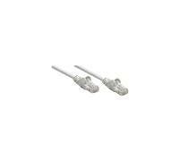 Intellinet Network Patch Cable, Cat6A, 50m, Grey, Copper, S/FTP, LSOH / LSZH, PVC, RJ45, Gold Plated Contacts, Snagless, Booted, Lifetime Warranty,