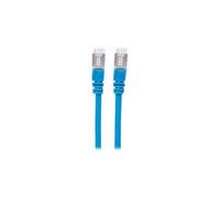 Intellinet Network Patch Cable, Cat6A, 5m, Blue, Copper, S/FTP, LSOH / LSZH, PVC, RJ45, Gold Plated Contacts, Snagless, Booted, Lifetime Warranty, Polybag - Cordon de raccordement - RJ-45 (M) pour RJ-