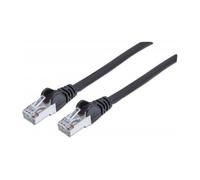 Intellinet Network Patch Cable, Cat7 Cable/Cat6A Plugs, 1.5m, Black, Copper, S/FTP, LSOH / LSZH, PVC, RJ45, Gold Plated Contacts, Snagless, Booted, Lifetime Warranty, Polybag - Cordon de raccordement 