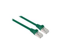 Intellinet Network Patch Cable, Cat7 Cable/Cat6A Plugs, 1m, Green, Copper, S/FTP, LSOH / LSZH, PVC, RJ45, Gold Plated Contacts, Snagless, Booted, Lifetime Warranty, Polybag - Cordon de raccordement - 