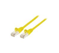 Intellinet Network Patch Cable, Cat7 Cable/Cat6A Plugs, 3m, Yellow, Copper, S/FTP, LSOH / LSZH, PVC, RJ45, Gold Plated Contacts, Snagless, Booted, Lifetime Warranty, Polybag - Cordon de...