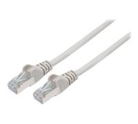 Intellinet Network Patch Cable, Cat7 Cable/Cat6A Plugs, 5m, Grey, Copper, S/FTP, LSOH / LSZH, PVC, RJ45, Gold Plated Contacts, Snagless, Booted, Lifetime Warranty, Polybag - Cordon de...