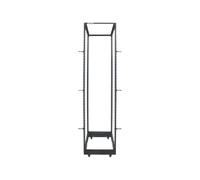 Intellinet Network Rack, Open Frame (4-Post), 45U, Usable Width 465mm, Black, Flatpack, Max 360kg, 19", Three Year Warranty - Rack cadre ouvert - 4 montants - noir, RAL 9005 - 45U - 19
