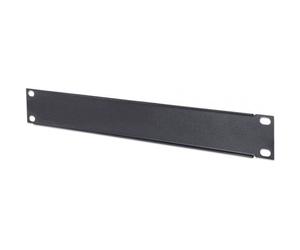 Intellinet Panneau d'obturation 10", 1U couverture pour l'espace inutilisé dans le cabinet de 10 ", métal, noir - Panneau vide - montable sur rack - noir, RAL 9005 - 1U - 10