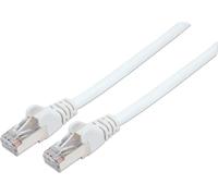 INTELLINET Patchkabel RJ45 S/FTP Cat6 1,0m LSOH Hebels. weiß