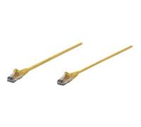INTELLINET Patchkabel RJ45 U/UTP Cat6 2.00m Hebelschutz gelb