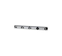 Intellinet Platine de brassage CAT5e, 24 ports, UTP, 1U - Tableau de connexions - CAT 5e - UTP - RJ-45 X 24 - noir - 1U - 19"