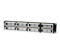 Intellinet Platine de brassage CAT6, 48 ports, UTP, 2U - Tableau de connexions - CAT 6 - UTP - RJ-45 X 48 - noir - 2U - 19" Noir G