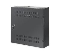 INTELLINET Rack Cabinet 2U/4U Wall Mounted Rack Black, W128290805 (Mounted Rack Black)